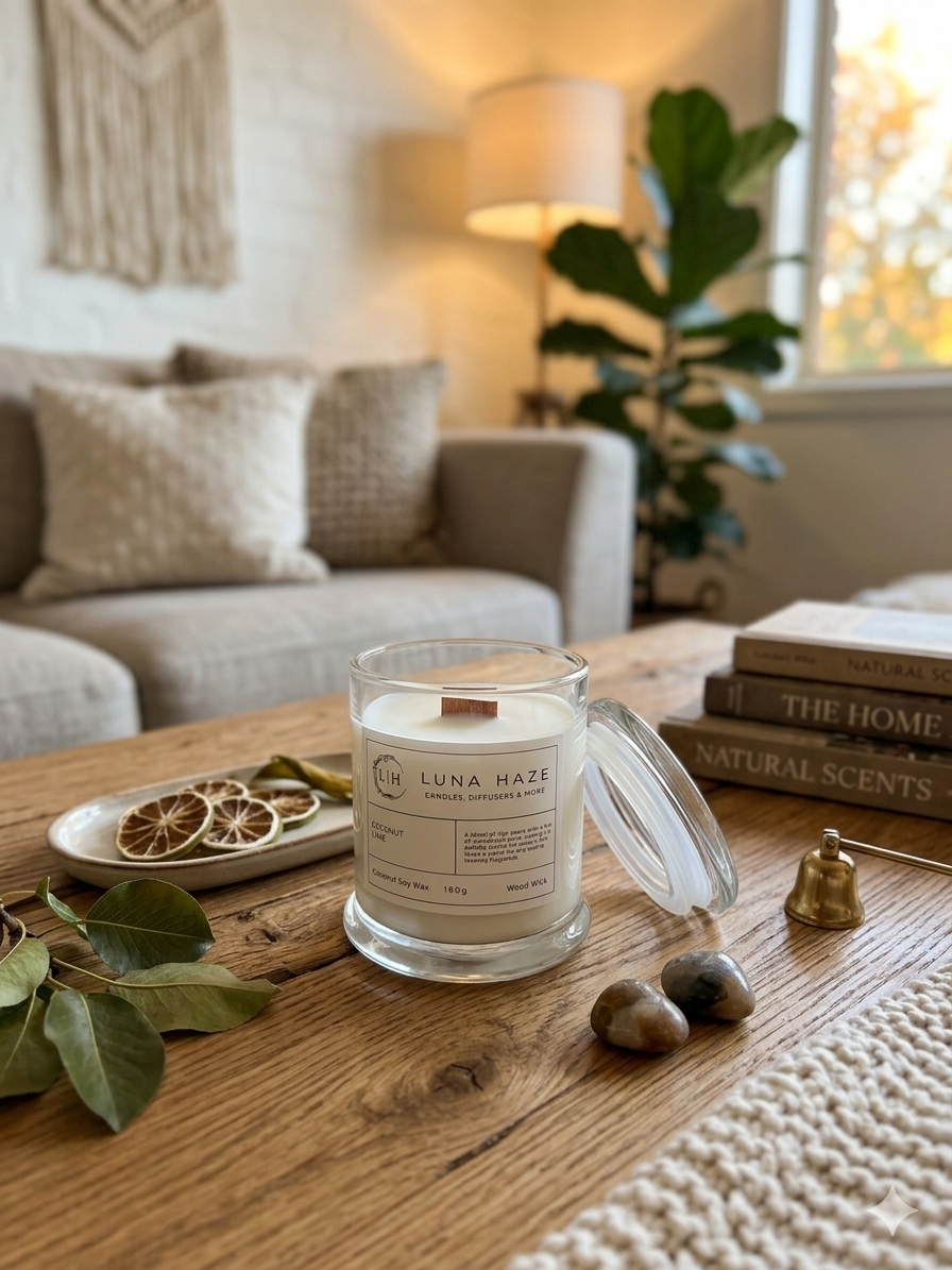 Small Glass Candle Jar